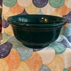 FiestaWare EVERGREEN Footed Nesting Mixing Bowl Small. Retired Color (2007-2010)
